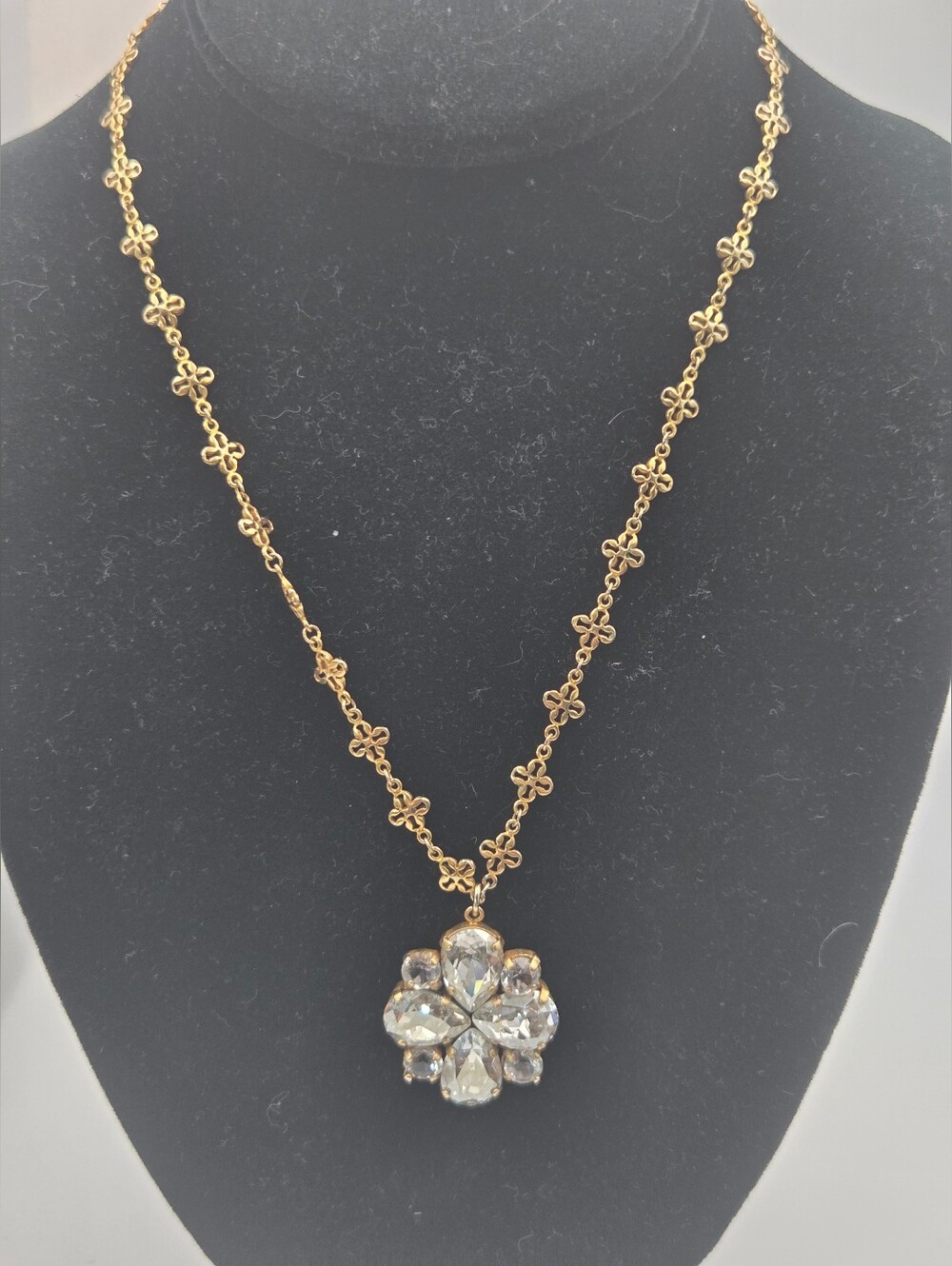 NEW Catherine Popesco Small Gold Crystal